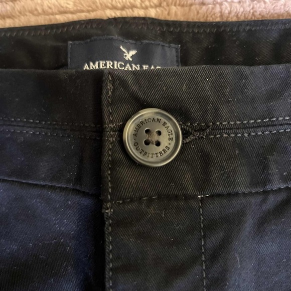 American Eagle Outfitters Black Bermuda Shorts Size 6 Women Midi - Picture 3 of 8